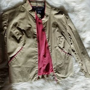 Chic Khaki Tommy by Tommy Hilfiger crop jacket